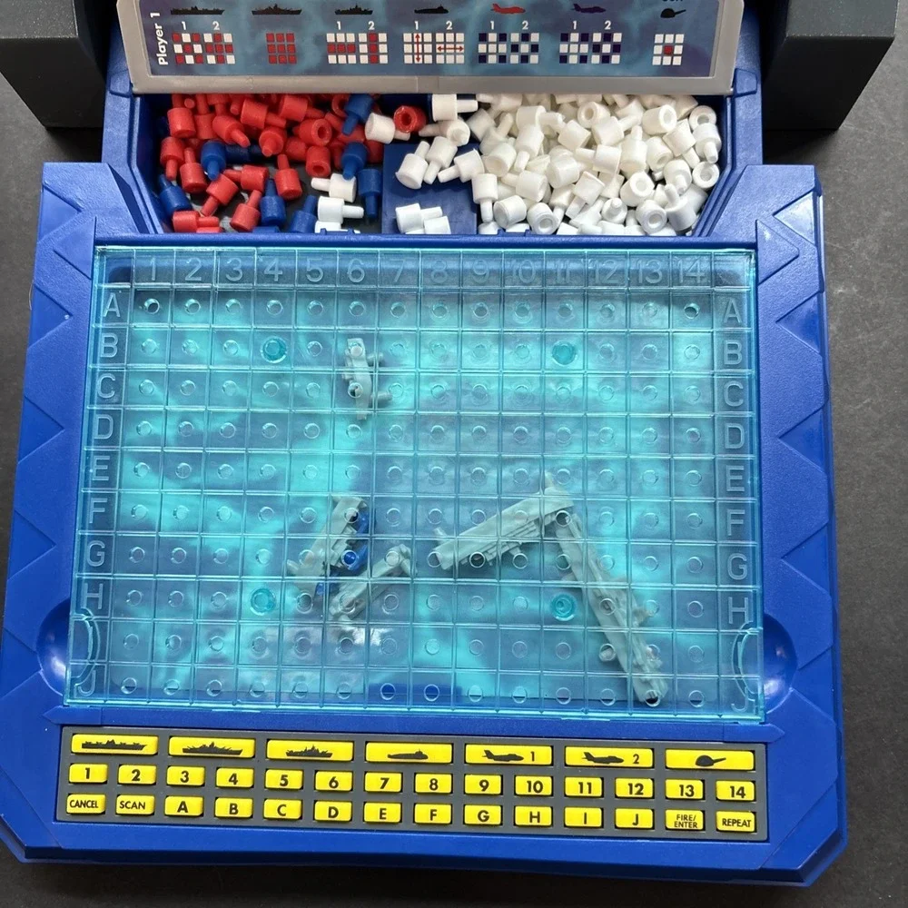 2000 Electronic Battleship Advanced Mission Game Milton Bradley Tested Working